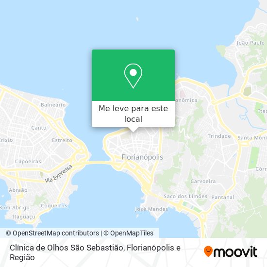 Clínica de Olhos São Sebastião mapa