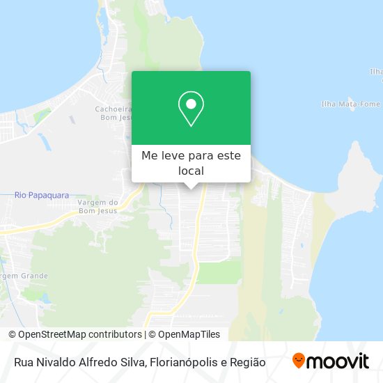 Rua Nivaldo Alfredo Silva mapa