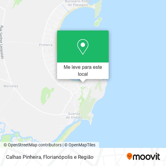 Calhas Pinheira mapa