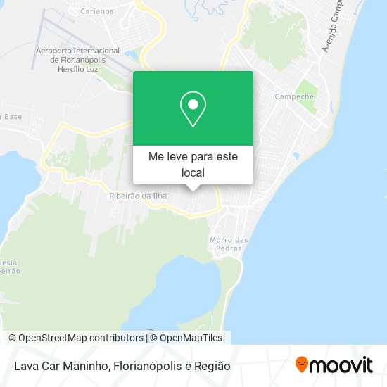 Lava Car Maninho mapa