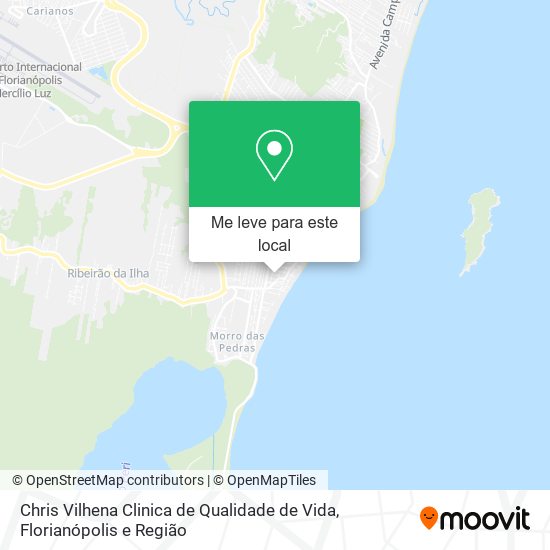 Chris Vilhena Clinica de Qualidade de Vida mapa