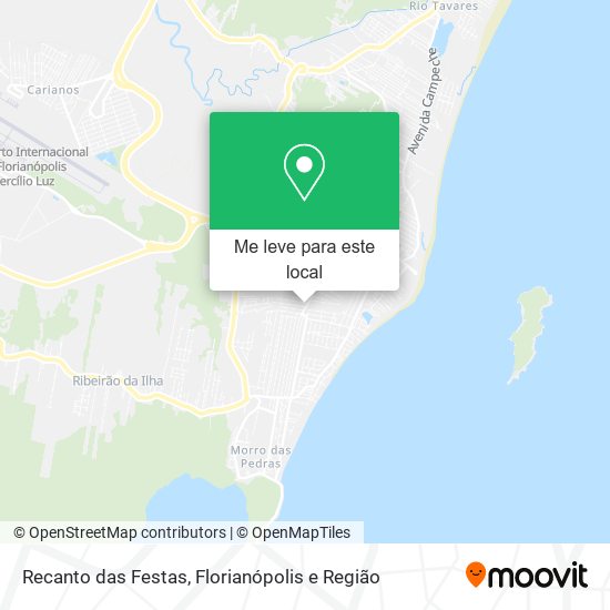 Recanto das Festas mapa