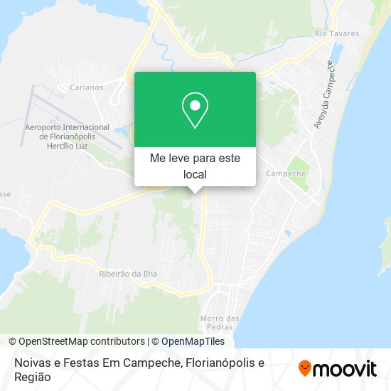 Noivas e Festas Em Campeche mapa