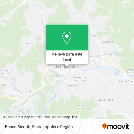 Banco Sicoob mapa