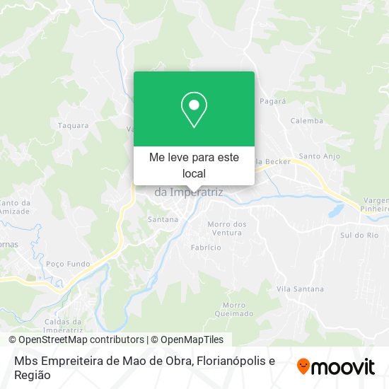 Mbs Empreiteira de Mao de Obra mapa