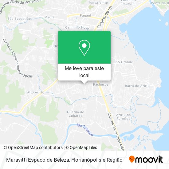 Maravitti Espaco de Beleza mapa
