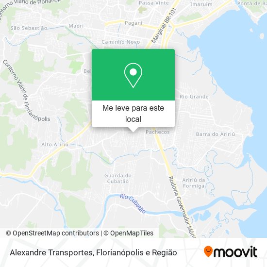 Alexandre Transportes mapa