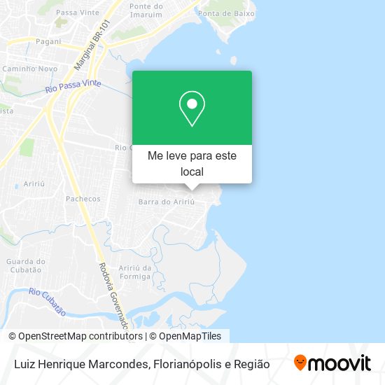 Luiz Henrique Marcondes mapa