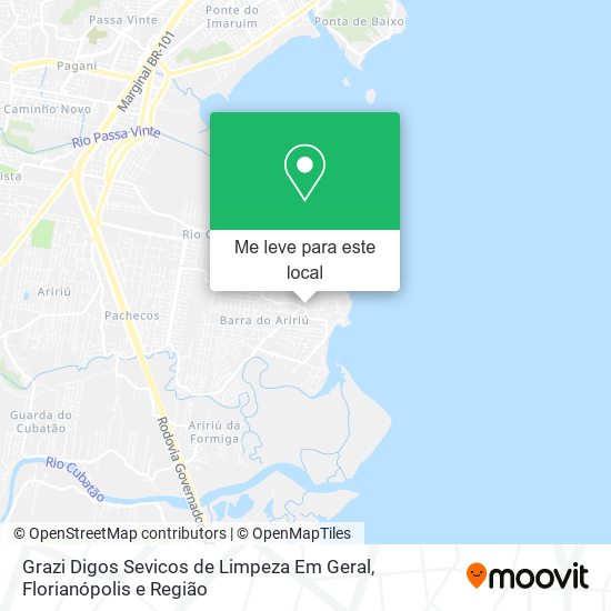 Grazi Digos Sevicos de Limpeza Em Geral mapa