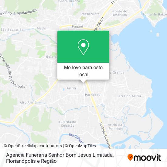 Agencia Funeraria Senhor Bom Jesus Limitada mapa