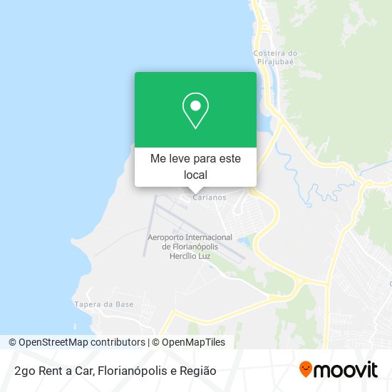 2go Rent a Car mapa