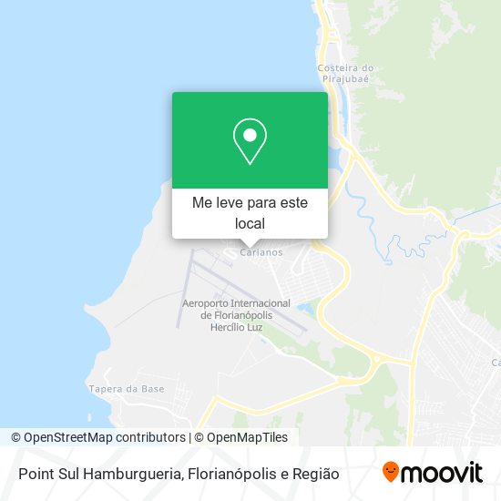 Point Sul Hamburgueria mapa