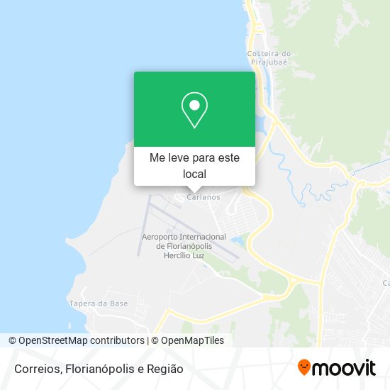 Correios mapa