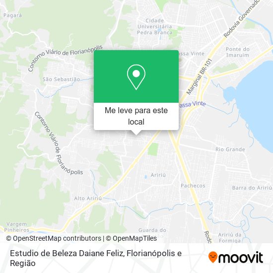 Estudio de Beleza Daiane Feliz mapa