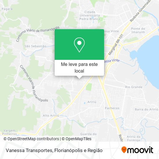 Vanessa Transportes mapa