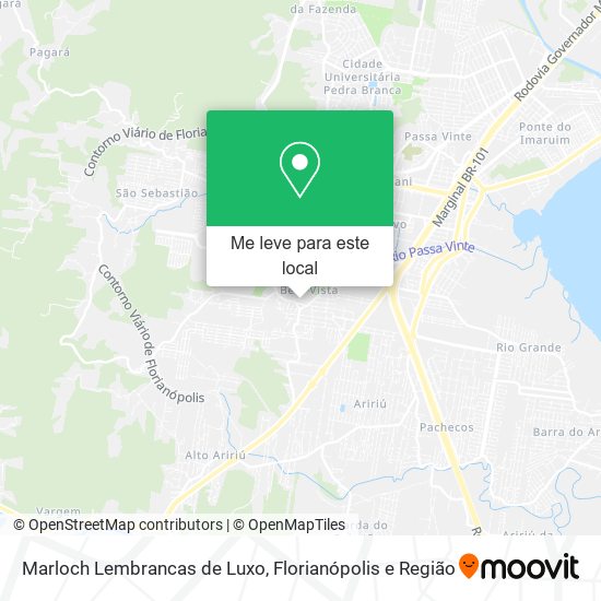 Marloch Lembrancas de Luxo mapa