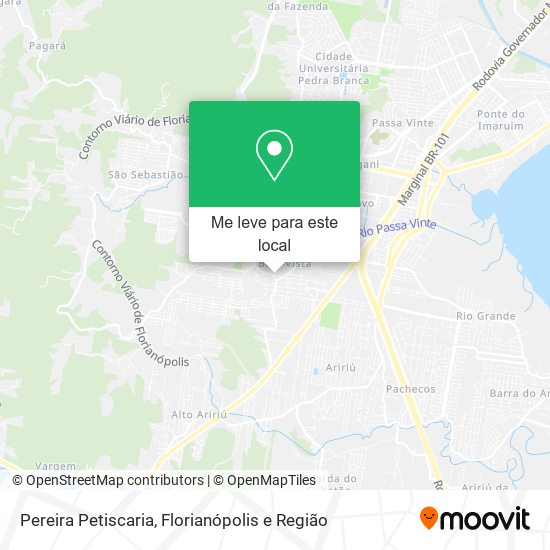 Pereira Petiscaria mapa