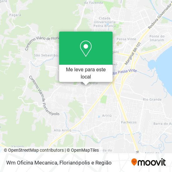 Wm Oficina Mecanica mapa