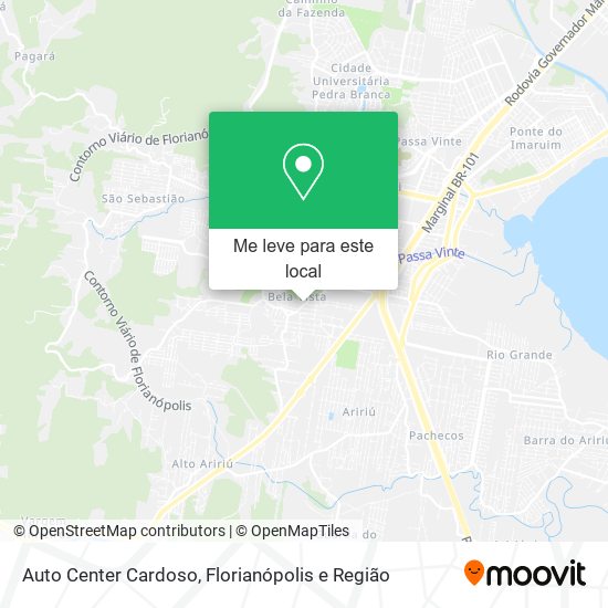 Auto Center Cardoso mapa