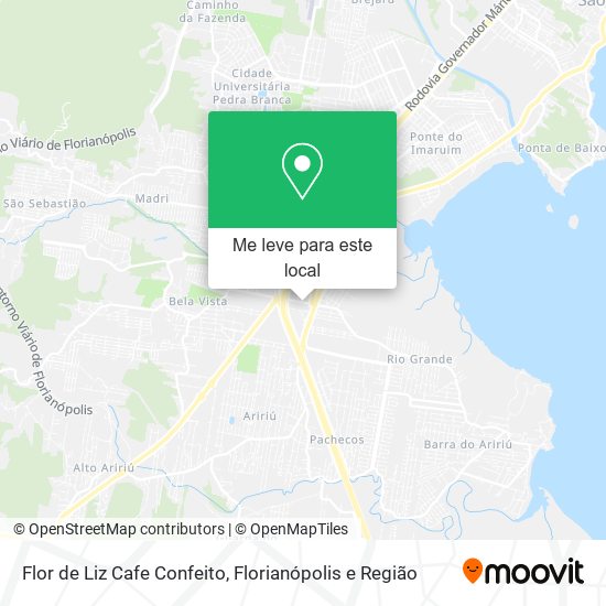 Flor de Liz Cafe Confeito mapa
