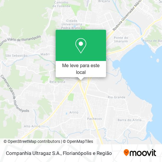 Companhia Ultragaz S.A. mapa