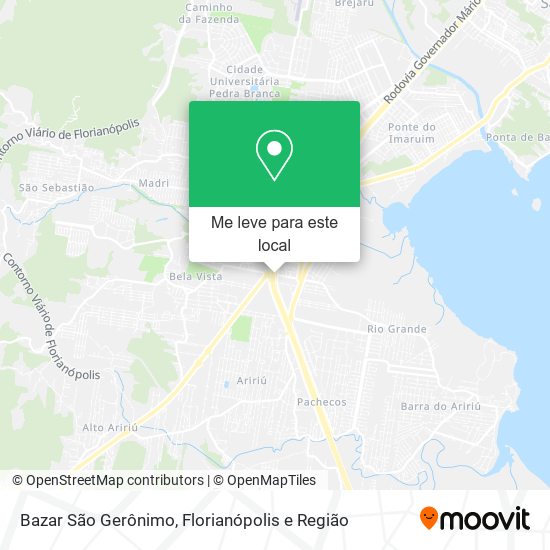 Bazar São Gerônimo mapa