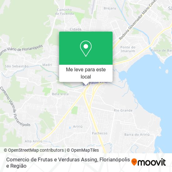 Comercio de Frutas e Verduras Assing mapa