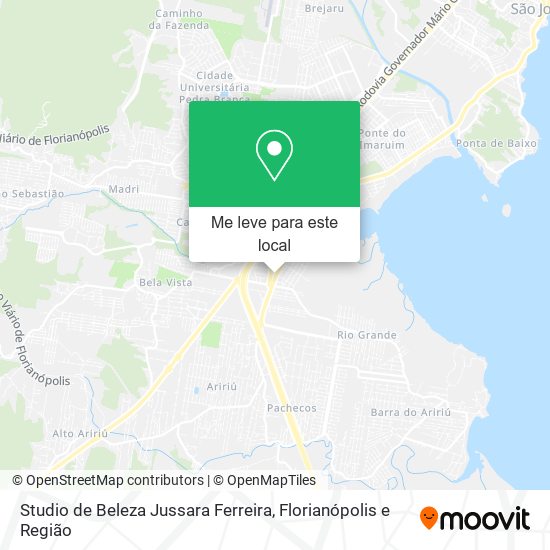Studio de Beleza Jussara Ferreira mapa