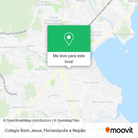 Colégio Bom Jesus mapa
