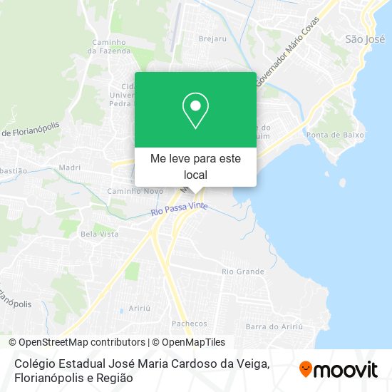 Colégio Estadual José Maria Cardoso da Veiga mapa
