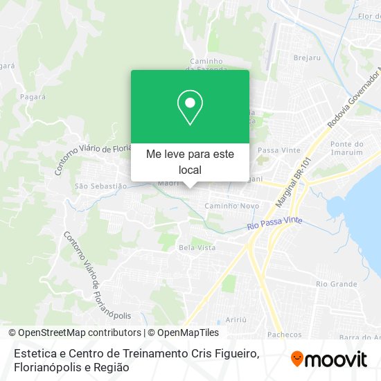 Estetica e Centro de Treinamento Cris Figueiro mapa