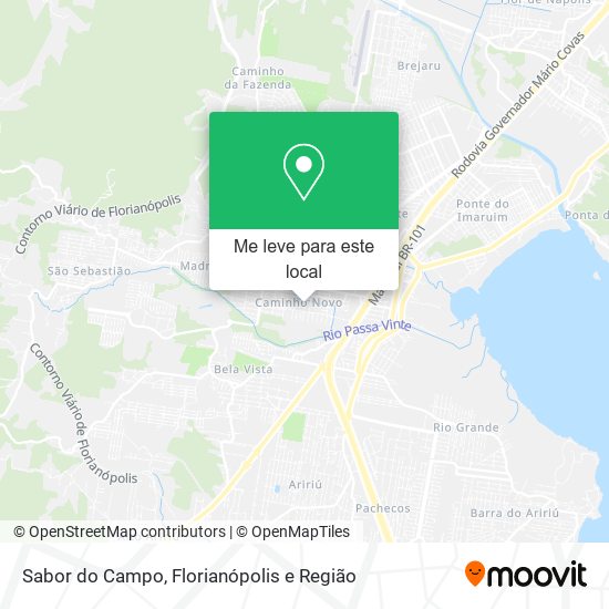 Sabor do Campo mapa