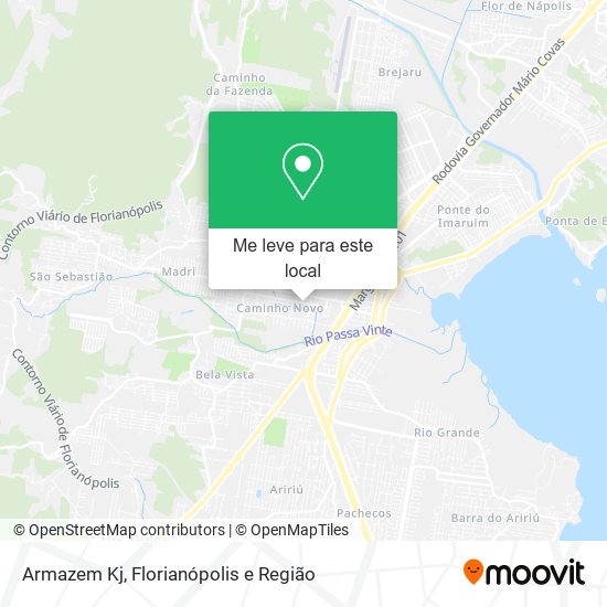 Armazem Kj mapa