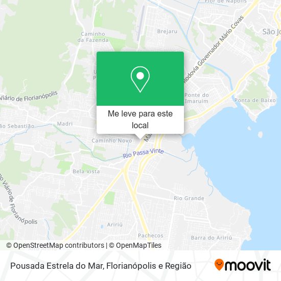 Pousada Estrela do Mar mapa