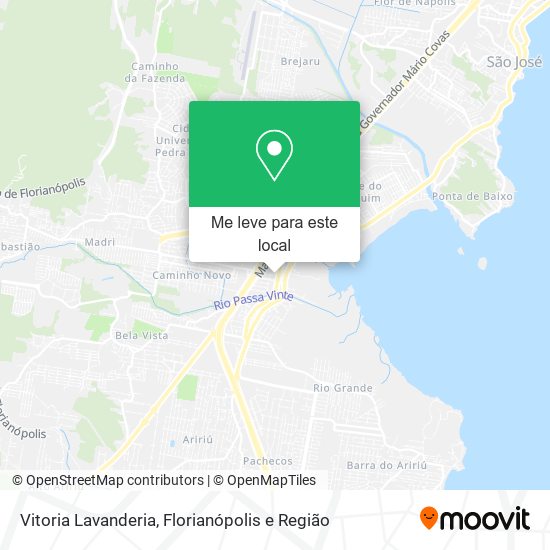 Vitoria Lavanderia mapa