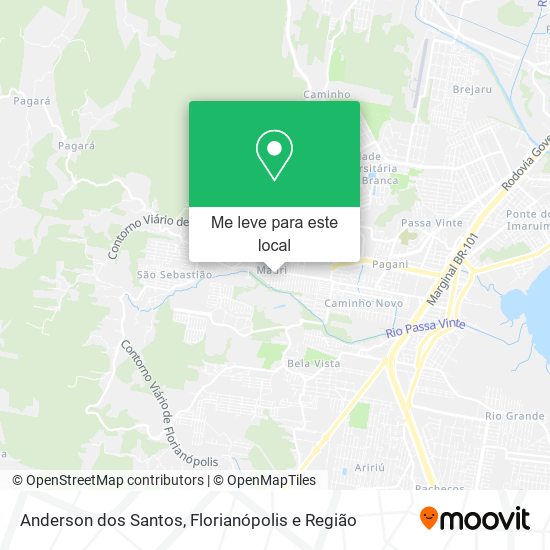 Anderson dos Santos mapa