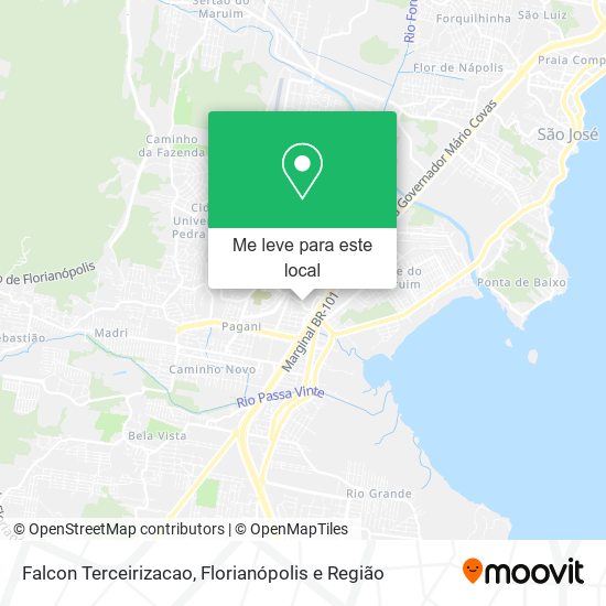 Falcon Terceirizacao mapa