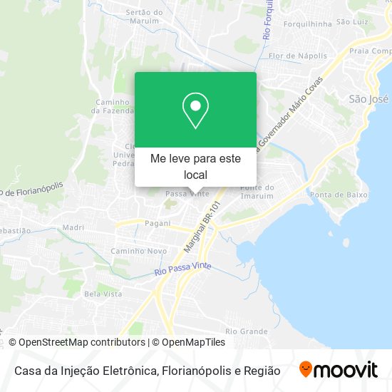 Casa da Injeção Eletrônica mapa