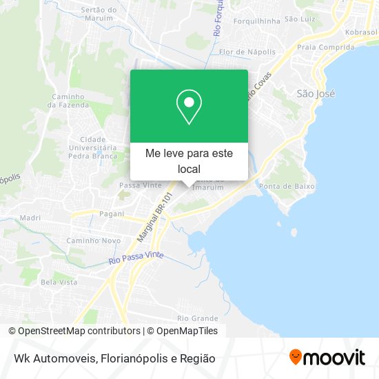 Wk Automoveis mapa