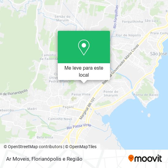 Ar Moveis mapa