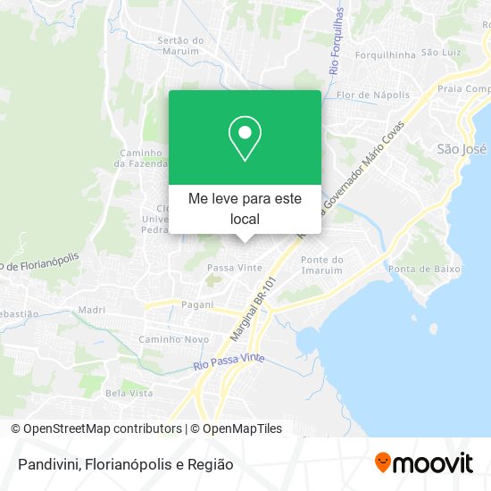 Pandivini mapa