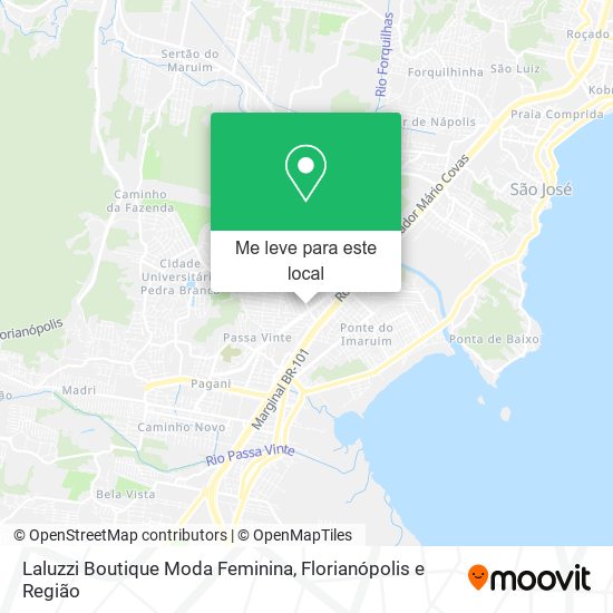 Laluzzi Boutique Moda Feminina mapa