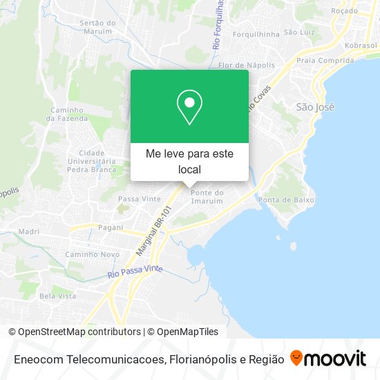 Eneocom Telecomunicacoes mapa