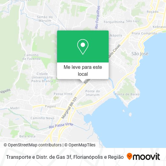 Transporte e Distr. de Gas 3f mapa