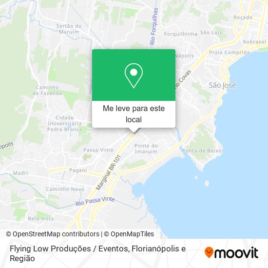 Flying Low Produções / Eventos mapa