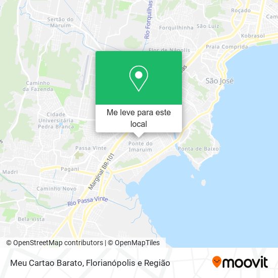 Meu Cartao Barato mapa