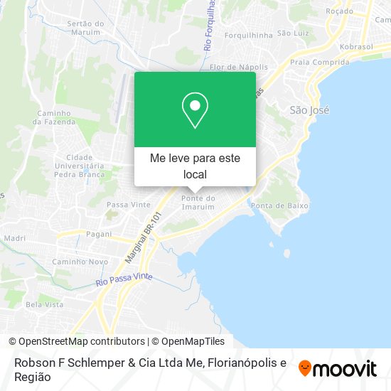 Robson F Schlemper & Cia Ltda Me mapa