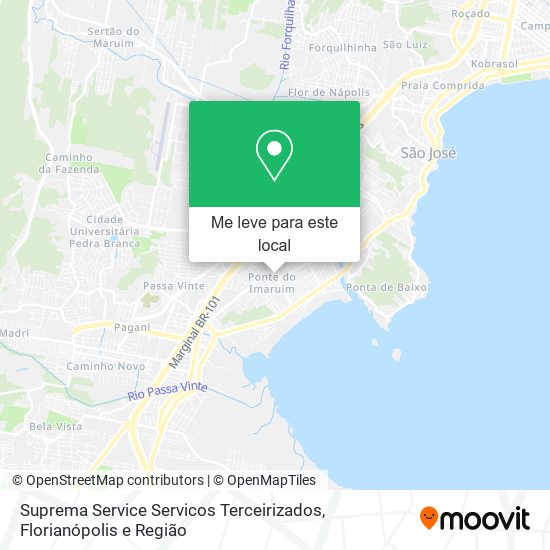 Suprema Service Servicos Terceirizados mapa