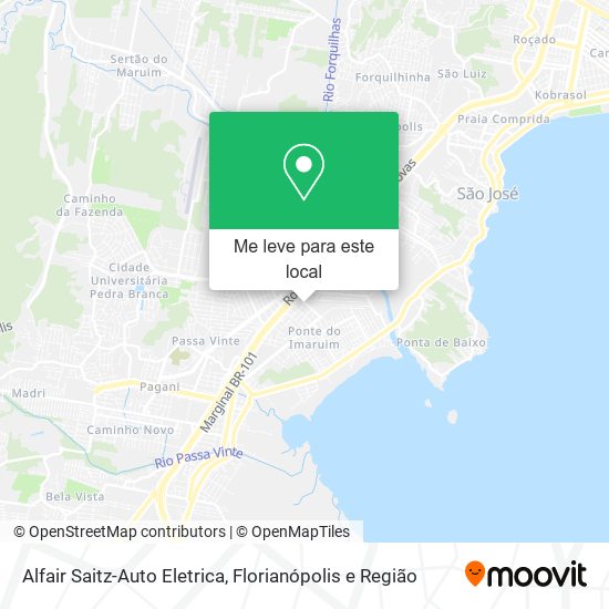 Alfair Saitz-Auto Eletrica mapa