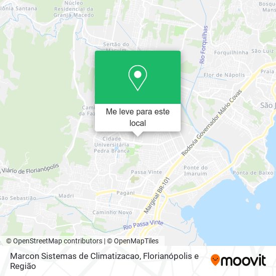 Marcon Sistemas de Climatizacao mapa